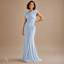 Women's Draped Neck Ruched Maxi Dress - VIP
