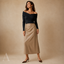 Women's Draped Off Shoulder Wrap Long Sleeve Slim Fit Blouse - VIP