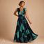 Women's Floral Sleeveless V-Neck Maxi Dress