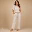 Women's Relaxed Short-Sleeve Top Trousers Two-Piece Set - VIP