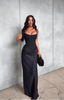 Women's Wedding Guest Structured Corset Maxi Dress