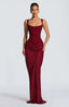 Women's Wedding Guest Structured Corset Maxi Dress