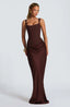 Women's Wedding Guest Structured Corset Maxi Dress