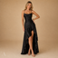 Women's Spaghetti Strap High Slit Maxi Dress - VIP