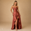 Women's Spaghetti Strap High Slit Maxi Dress - VIP