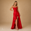 Women's Spaghetti Strap High Slit Maxi Dress - VIP